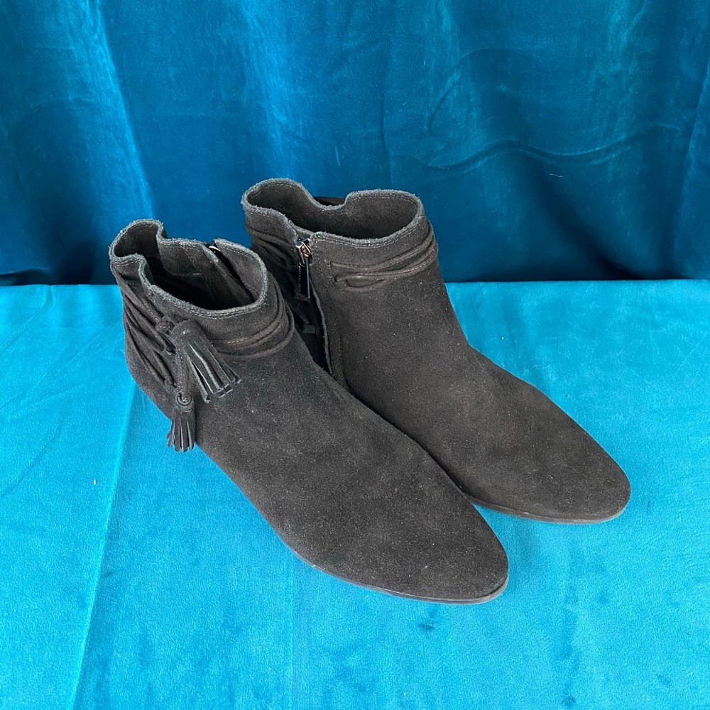 Vince Camuto Carlina Tasseled Bootie Black - Picture 3 of 11